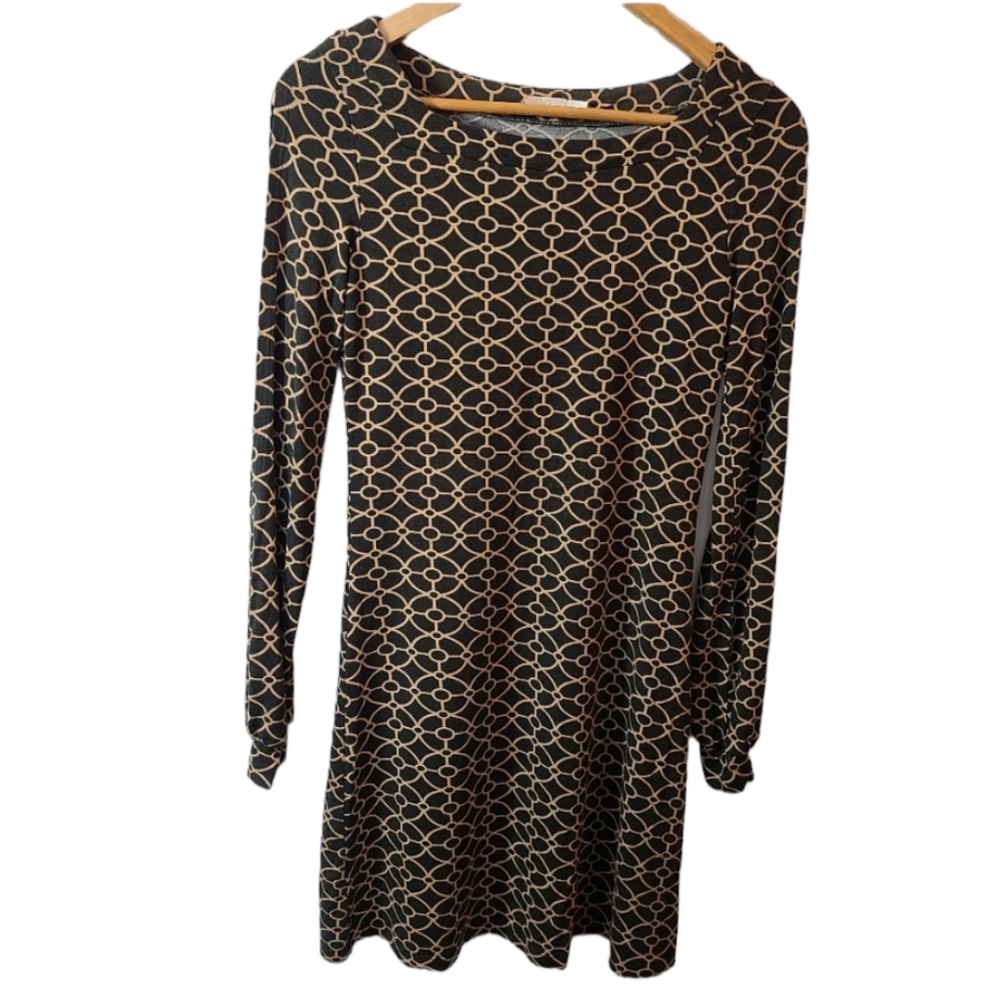 Tart Printed Midi Dress Long Sleeve